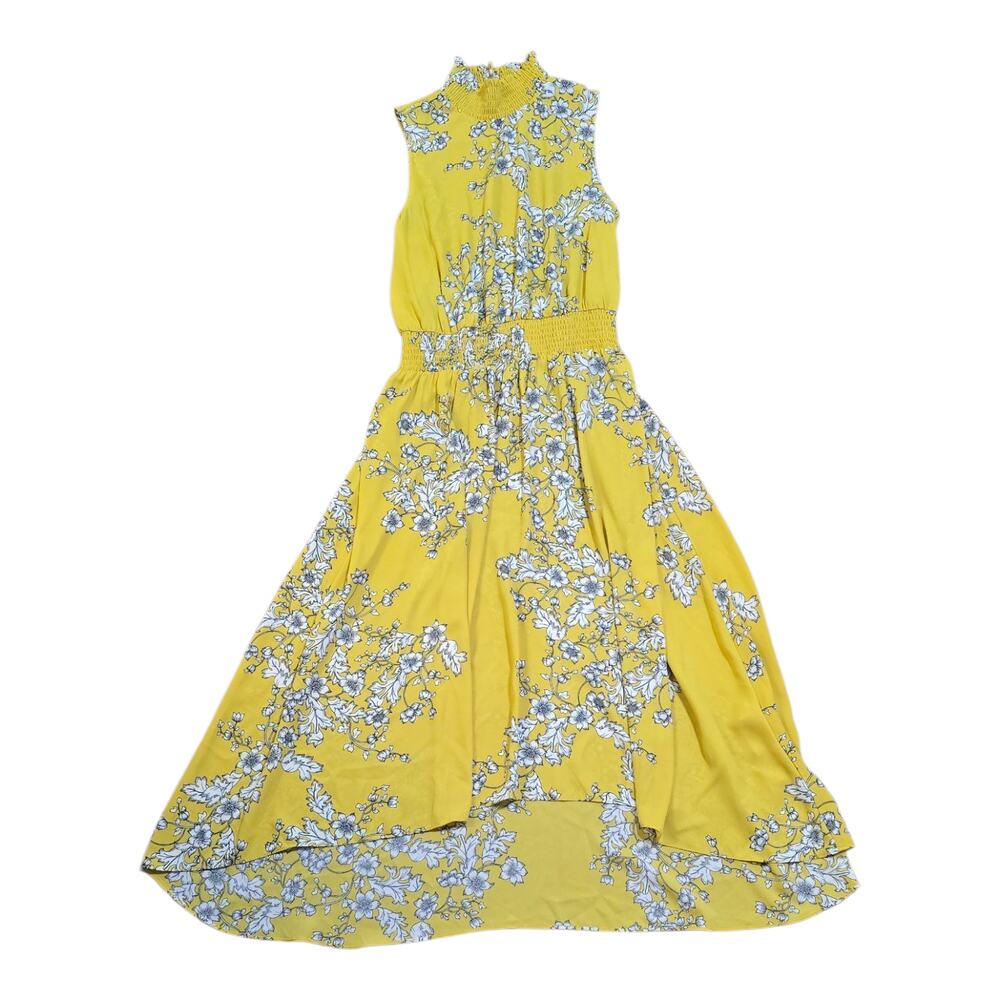 NWT Nanette Lepore Golden Cypress Print Sleeveless High-Low Maxi Dress Sz 8